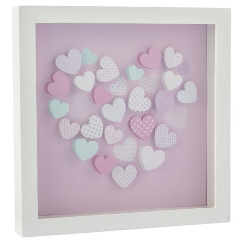 Image of Tesco Heart Framed Wall Art