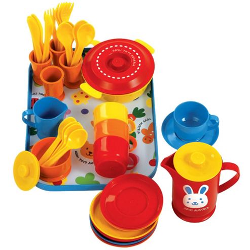 Image of Gowi Toys 454-10 Coffee Service (blue - 39 Piece Set)