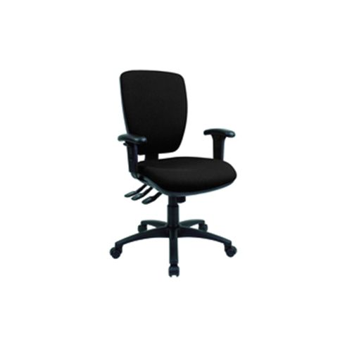 Image of Cappela Square Back Posture Chair Black