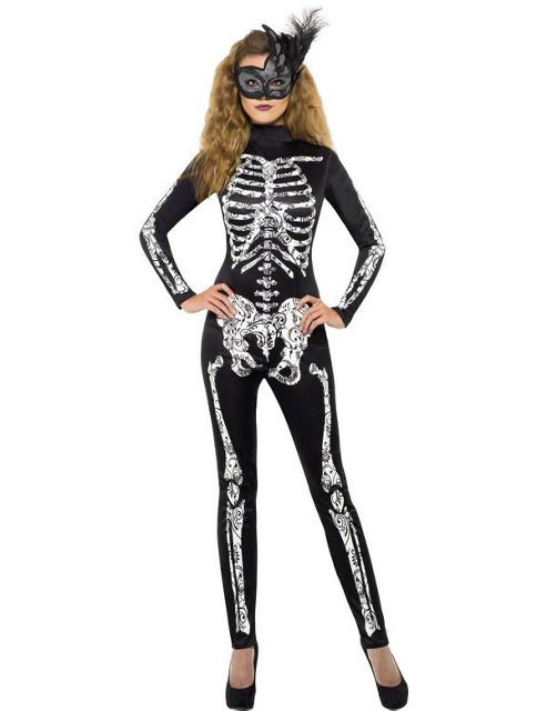 Image of Skeleton Soleil - Adult Costume Size: 8-10