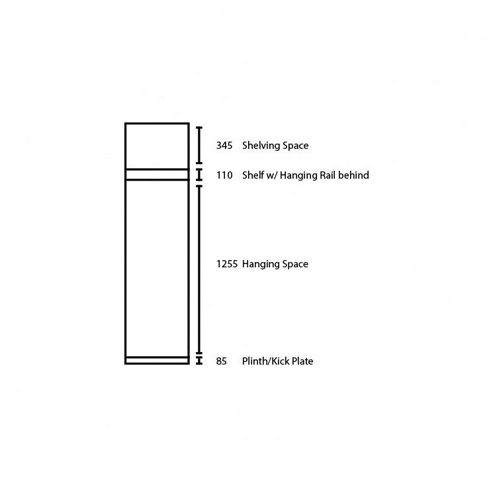 Image of Ideal Furniture Alaska 3 Door Wardrobe