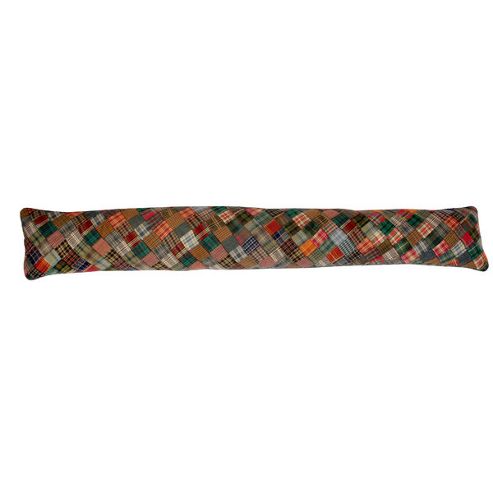 Image of Woven Magic 11733 Patch Quilts Dark Plaids Draught Excluder