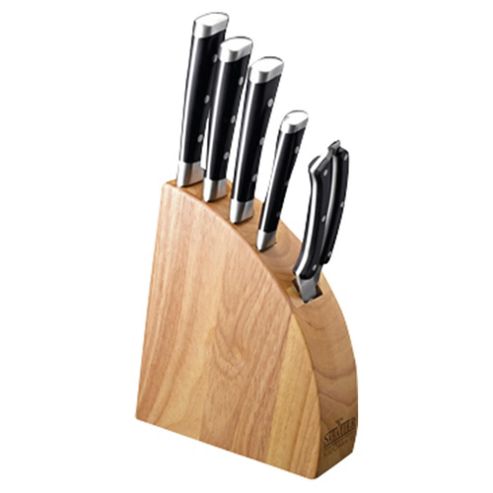 Image of Richardson Sheffield V Sabatier 5 Piece Knife Block