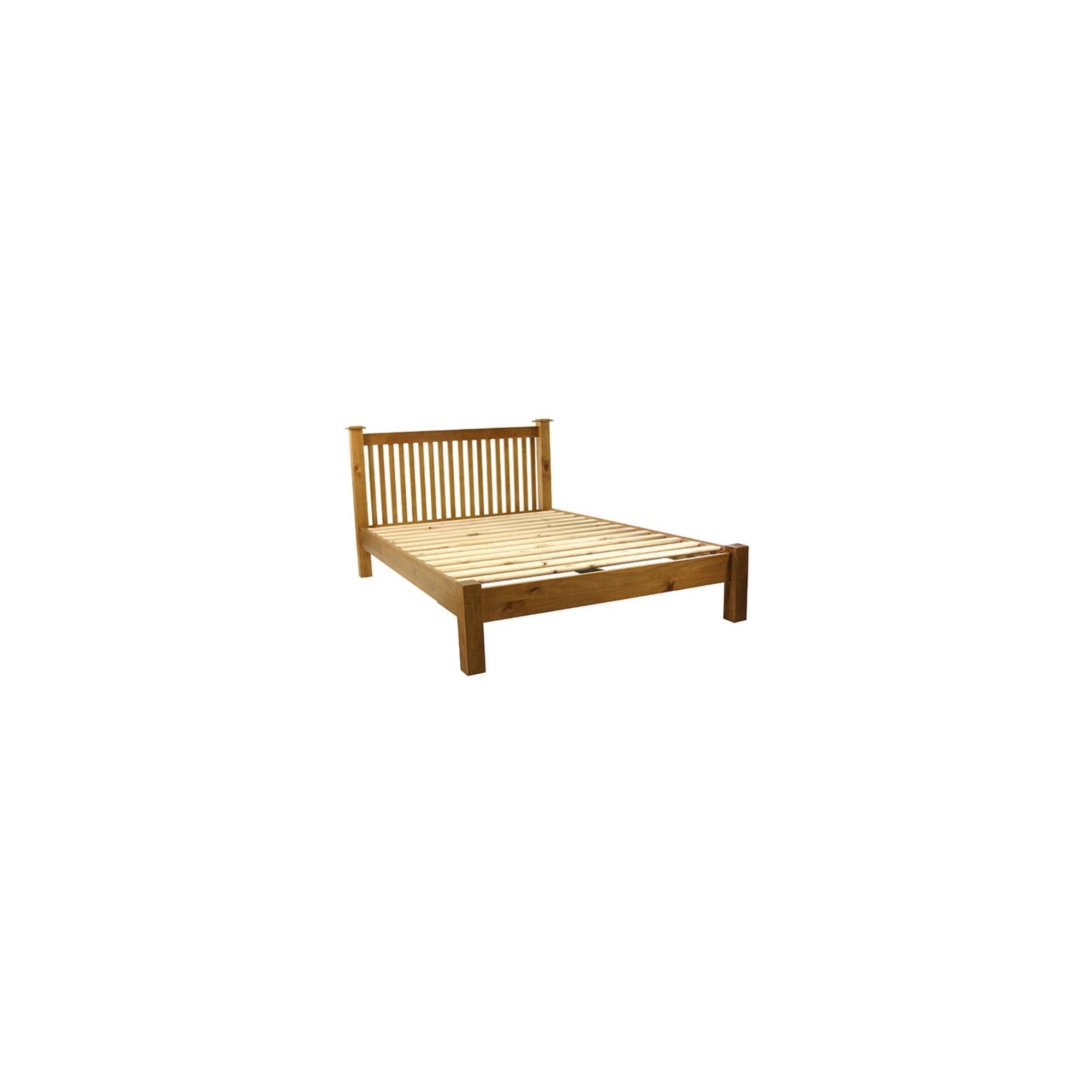 Kelburn Furniture Pine Low Foot End Bed Frame - Double at Tesco Direct