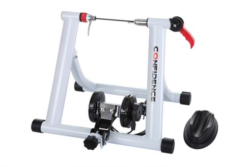 Image of Confidence Home Pro Foldable Indoor Bike Turbo Trainer + Handlebar Adjuster