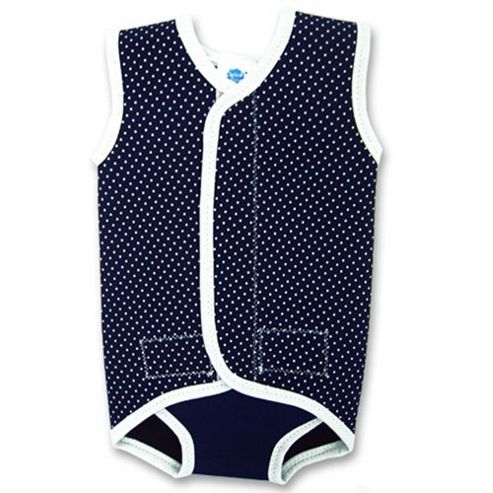 Image of Splash About Babywrap Large (navy Dots)