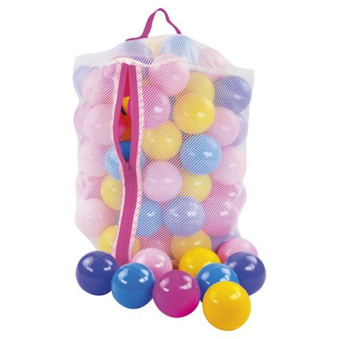 Image of Tesco 100 Playballs, Pink Theme