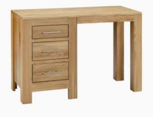Image of Kelburn Furniture Milano Single Pedestal Dressing Table