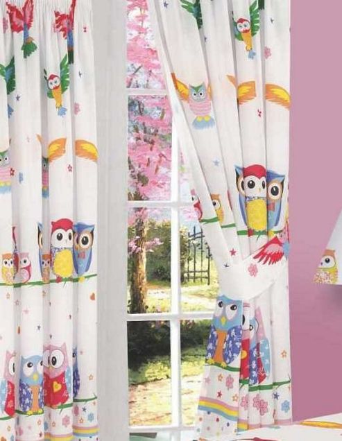 Image of Owl Love Curtains, 72s