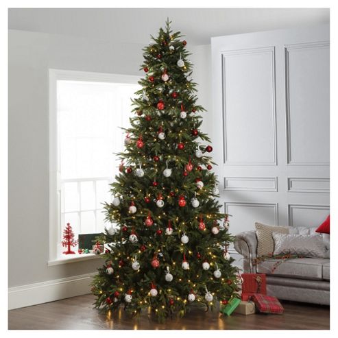 Image of Dobbies Loch Tay Pre-lit Christmas Tree, 10ft