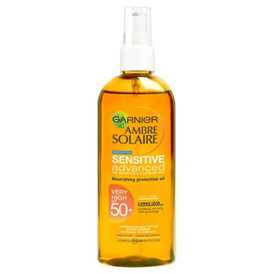 Ambre Solaire Oil Sensitive Advance Spf50+ 150Ml