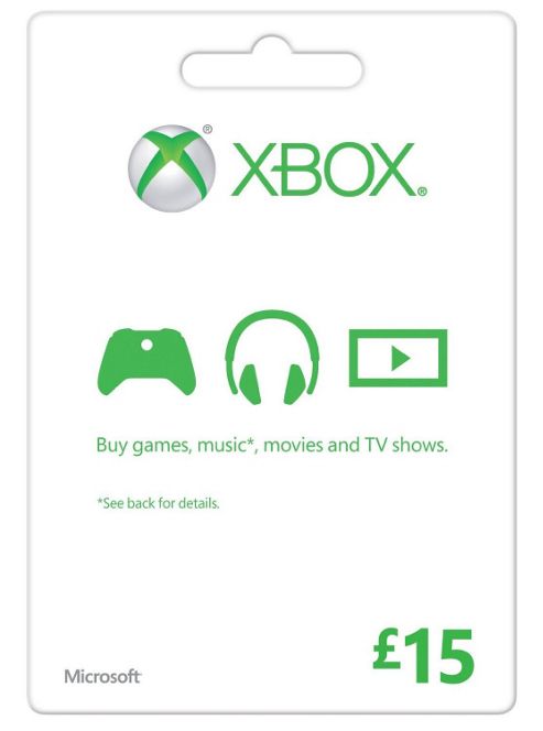 Image of Xbox Gift Card Fpp English Uk 15 Gbp