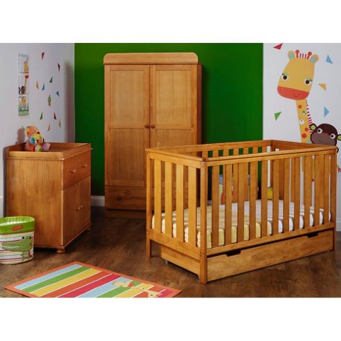 Image of Obaby York 3 Piece Furniture Set (country Pine)