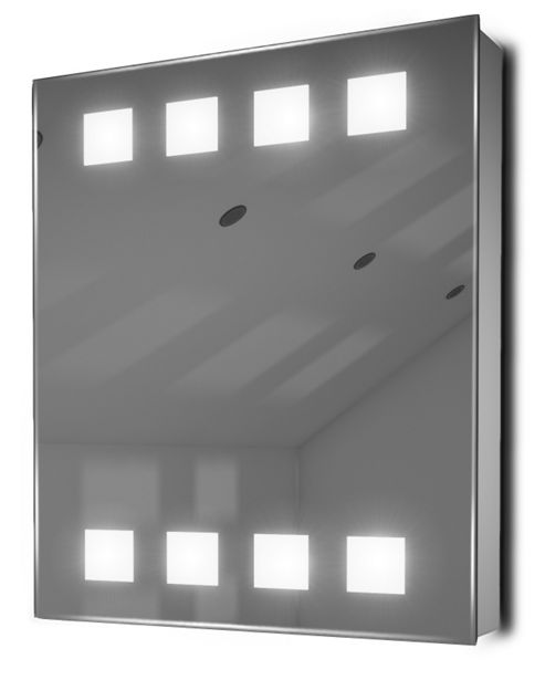 Image of Bluetooth Audio Bathroom Cabinet With Autorgb, Shaver Socket & Sensor K128rgbaud