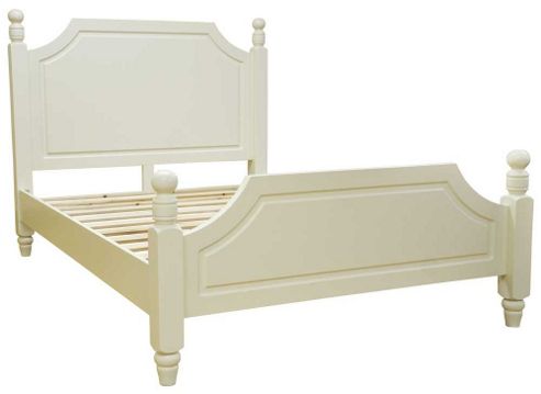 Image of Ultimum Hambleton Off White King 5 0 Panelled Bed