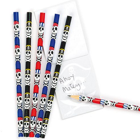 Image of Party Bag Pesty Pirates Pencils (pack Of 6)