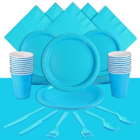 Image of Caribbean Turquoise Party Pack For 20