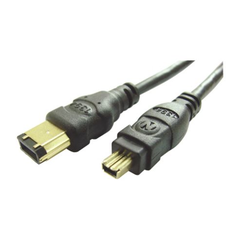 Image of Firewire 400 1394a 6 Pin To 4 Pin Male Lead Cable