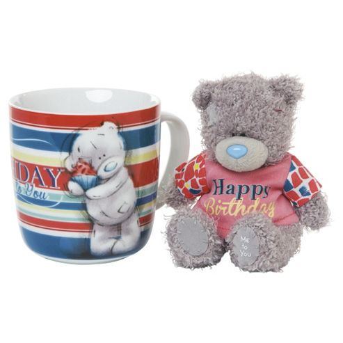 Image of Me To You Mug And Plush Happy Birthday
