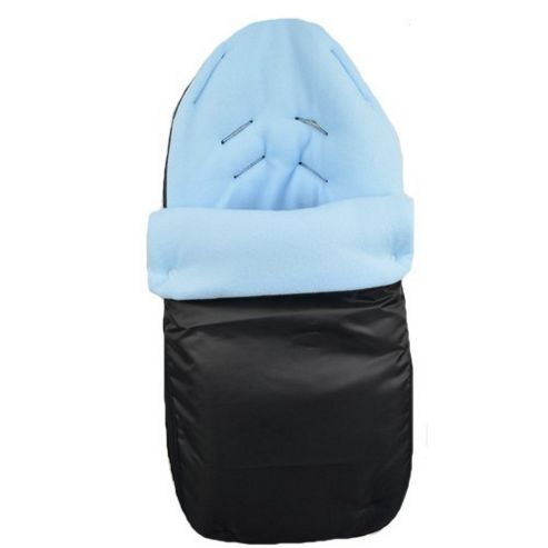 Image of Preciouslittleone Car Seat Footmuff (black/blue)