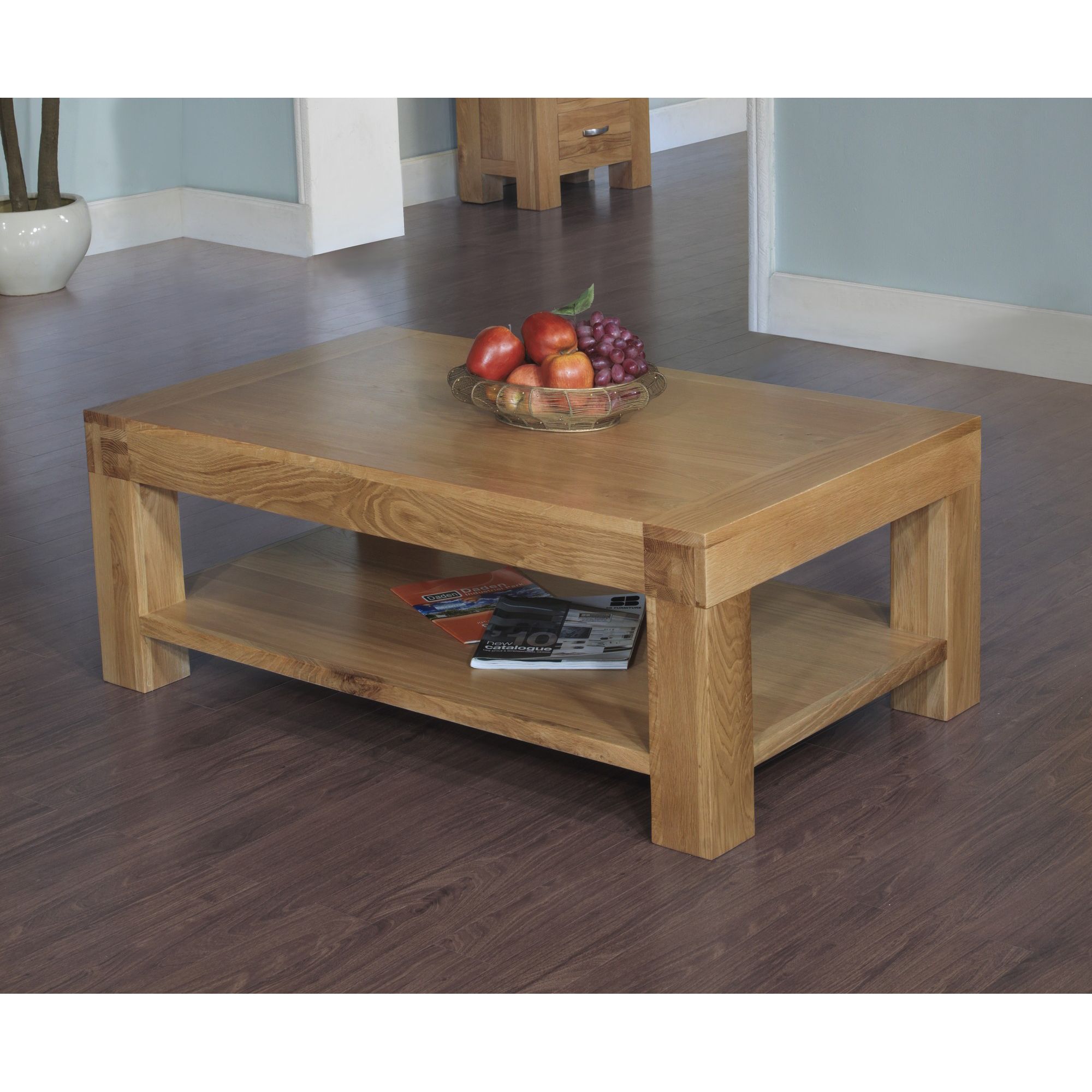 Hawkshead Rustic Oak Blonde Coffee Table at Tescos Direct