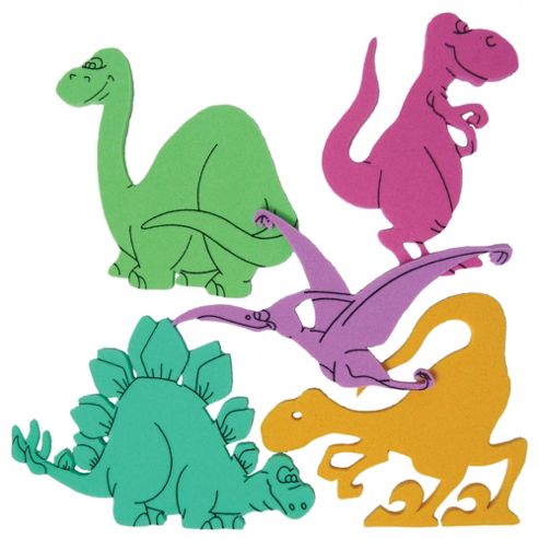 Image of Dinosaurs Foam Sticker Bucket