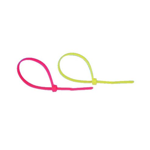 Image of 100pack Self-lock Cable Waterproof Tie Wrap 142mm Yellow