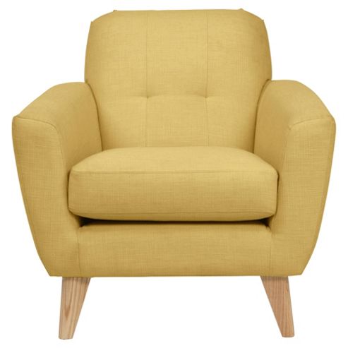 Image of Capri Armchair Fabric, Yellow