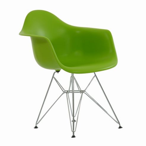 Image of Charles Eames Inspired Eiffel Dar Green Dining Chair