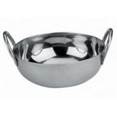 8" SS Balti Dish With Copper Base