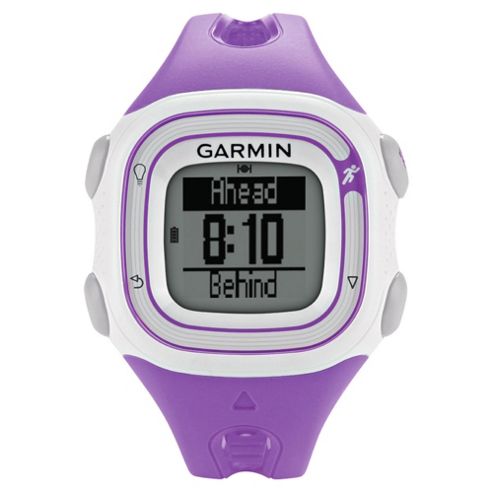 Image of Garmin Forerunner 10 Gps Running Watch, Violet And White