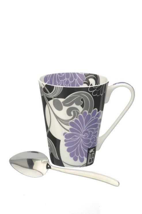 Image of Llewelyn-bowen Llb Madame's Butterfly Mug & Spoon Set