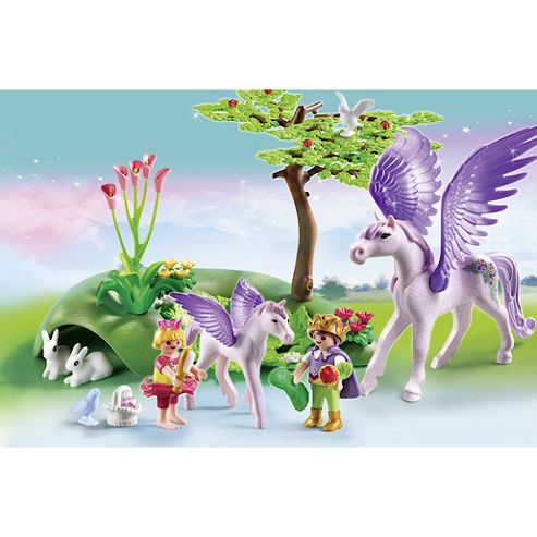 Image of Playmobil - Royal Children With Pegasus And Baby 5478