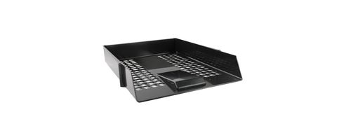 Image of Q-connect Letter Tray Plastic Black