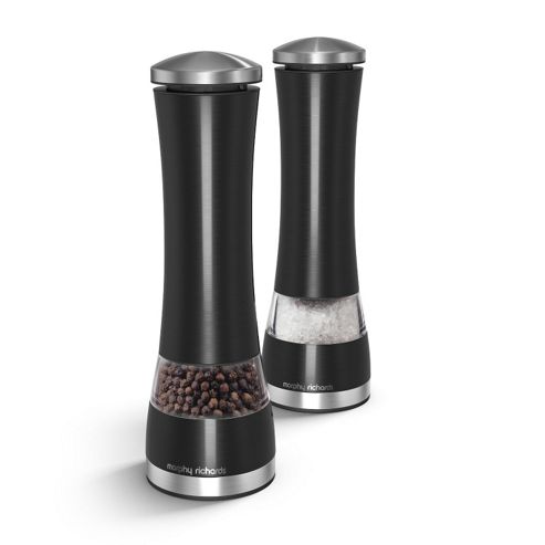 Image of Morphy Richards Electronic Salt & Pepper Mill - Black