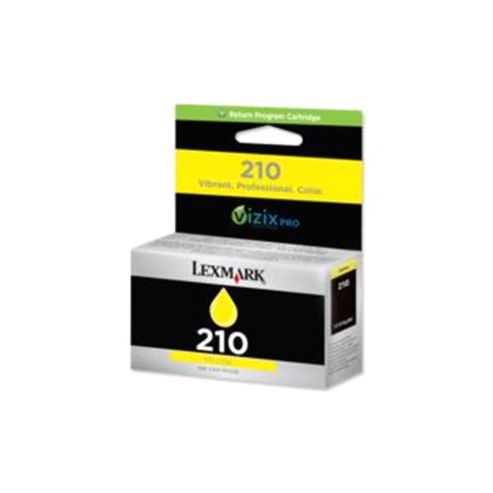 Image of Lexmark 210 Yellow High Yield Return Program Ink Cartridge