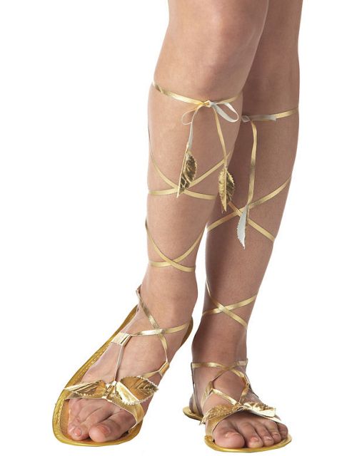 Image of Adult Golden Goddess Sandals Medium