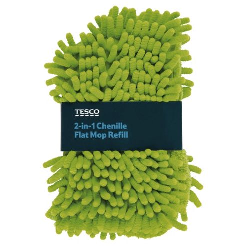 Image of Tesco 2 In 1-- flat Mop Refill
