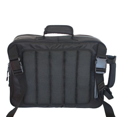 Image of Diaper Dude Convertible Messenger Bag Black/grey