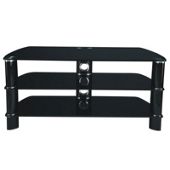 Stil-Stand Hog TV Stand - Piano Black / Black