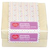 Tesco Loves Baby Moses Jersey Fitted sheet 2 pack - cream