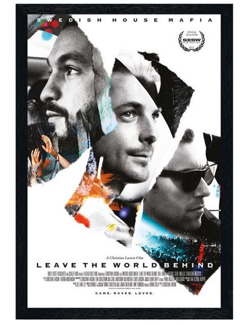 Image of Black Wooden Framed Final World Tour Swedish House Mafia Poster