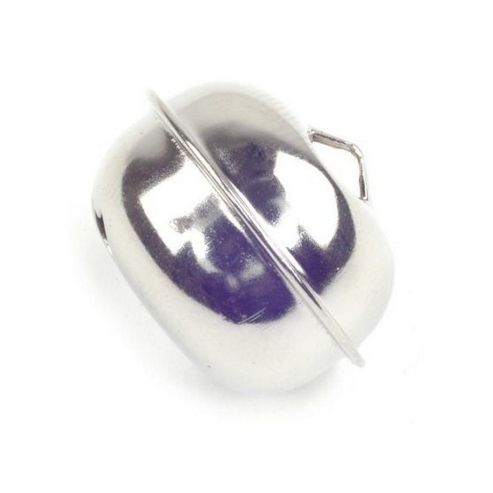 Image of Cat Bells 28mm - Silver Pack Of 10