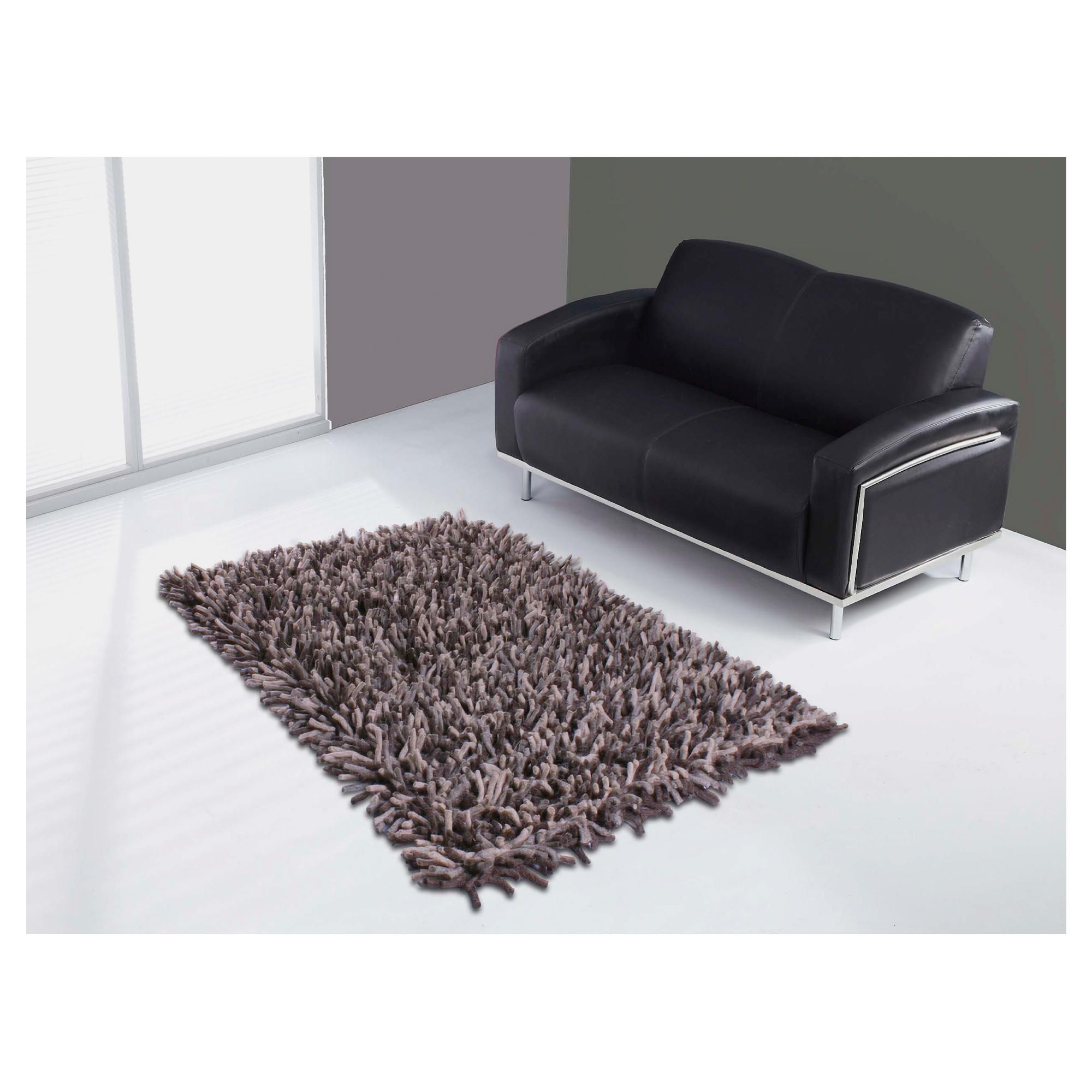 The Ultimate Rug co. Rocky Rug Chocolate 160x230cm at Tescos Direct