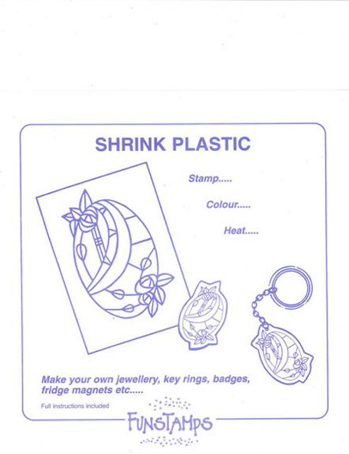 Image of Wizard Toys Shrink Plastic White