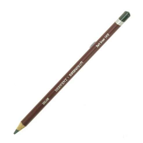 Image of West Design Products Derwent C410 Coloursoft Pencils Dark Green