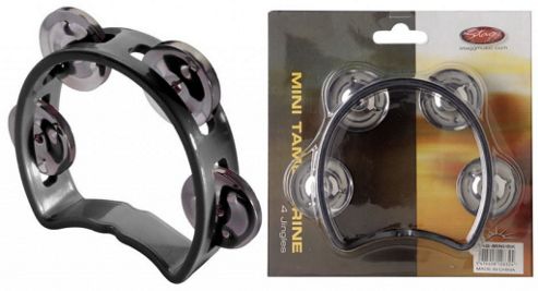 Image of Stagg Mini Tambourine - Black