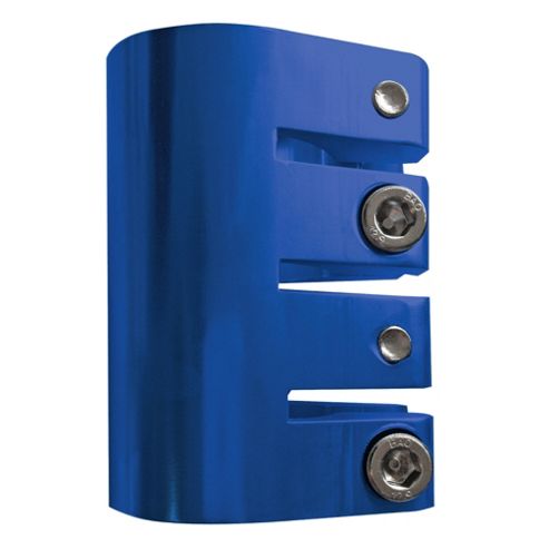 Image of Zinc 6061 Aluminium High Impact Scooter Quad Clamp, Blue