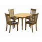 Home Zone Somerset Extendable 5 Piece Dining Set