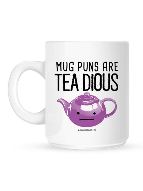 Image of Puns Are Teadiuos 10oz Ceramic Mug